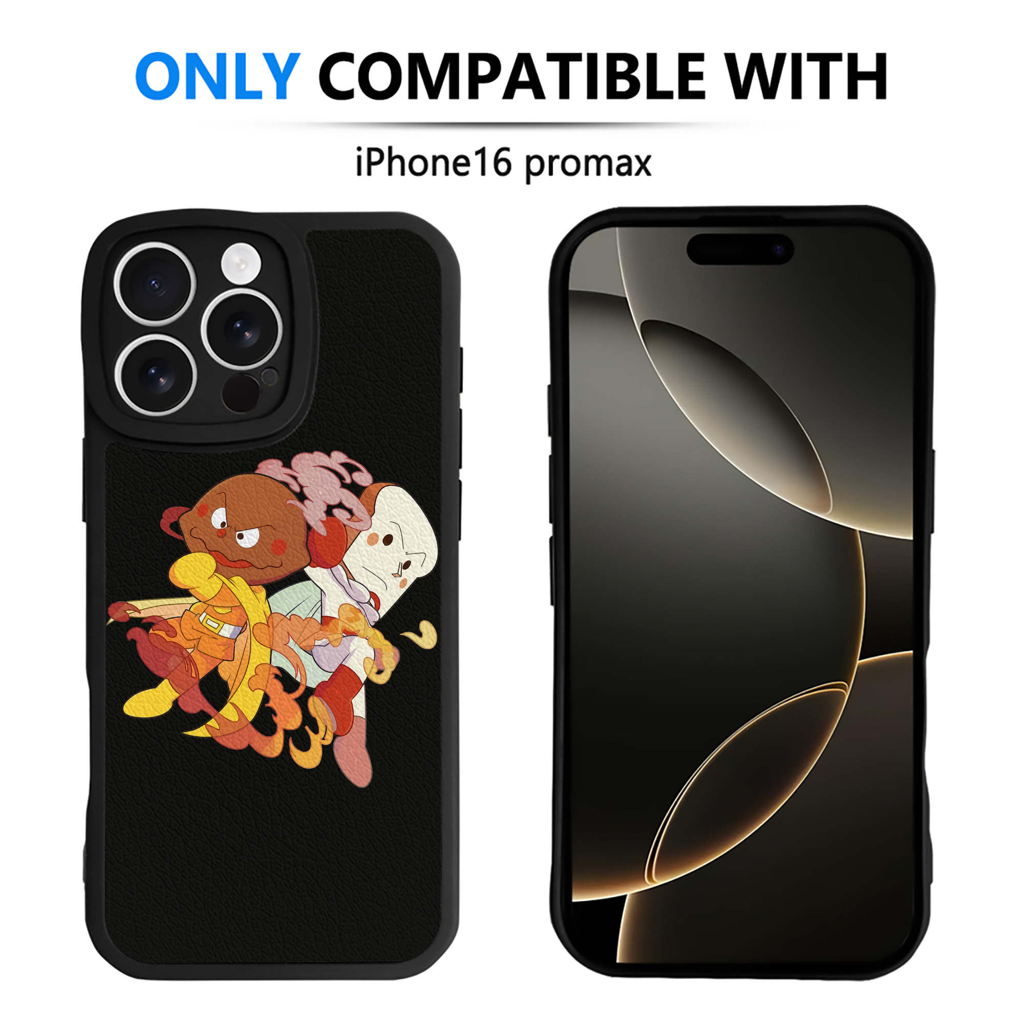 （画像用） アンパンマン Anpanman 【iPhone 16シリーズ対応】シリコンスマホケース（レザー調） 材質：シリコン